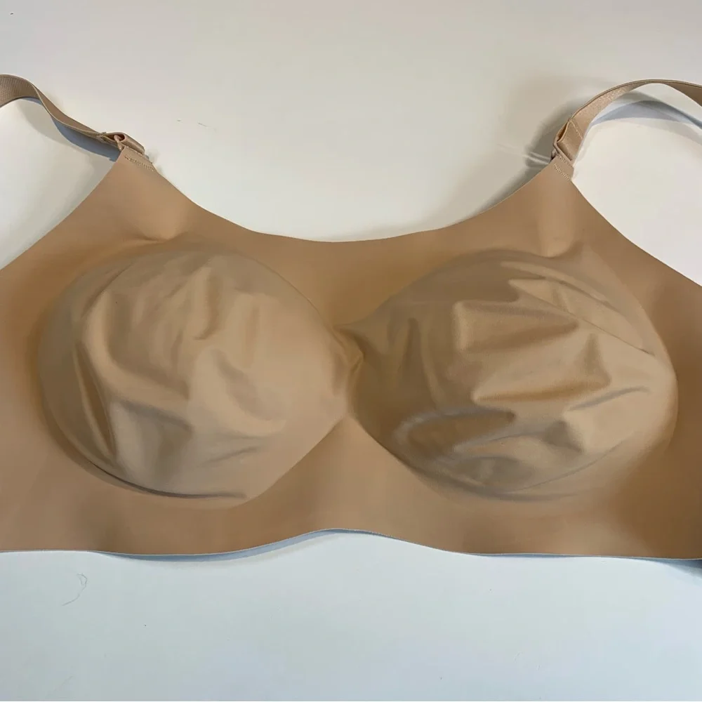 Size 6 Knix reversible nude and blue padded evolution bra - Picture 8 of 14